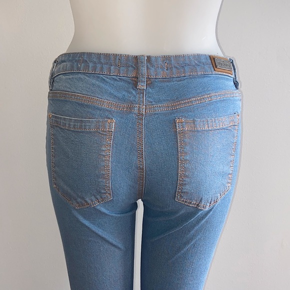 BUFFALO* Rose Gold Shimmer Mid-Rise Skinny Jeans - Picture 10 of 11